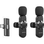 میکروفن یقه ای بیسیم 2عددی پرودو مدل porodo audix pro type c &amp lightning - Image 5