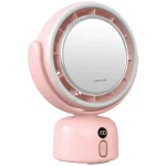 آینه آرایشی و پنکه رومیزی گرین لاین Green Lion Makeup Mirror Fan - Image 2