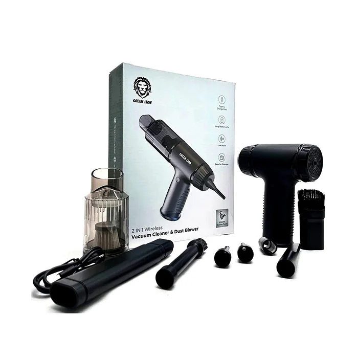 جت فن و جارو شارژی گرین لاین 2 در 1 مدل VACUUM CLEANER AND DUST BLOWER - Image 4