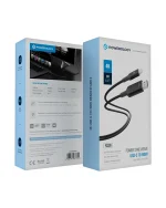 کابل تبدیل USB-C به HDMI پاورولوژی 2 متری 4K POWER SYNC WEAVE مدل PC028 - Image 4