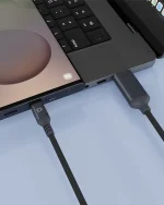 کابل تبدیل USB-C به HDMI پاورولوژی 2 متری 4K POWER SYNC WEAVE مدل PC028 - Image 5