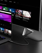 کابل تبدیل USB-C به HDMI پاورولوژی 2 متری 4K POWER SYNC WEAVE مدل PC028 - Image 3