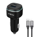 شارژر فندکی دو پورت 75وات پاورولوژی مدل PCCSR024BK - Image 5