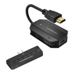 دانگل بی سیم HDMI به Type C پاورولوژی مدل Powerology Wireless HDMI Mirroring Adaptor Pair with USB-C Cable - Image 3