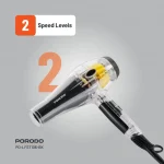 سشوار کریستالی 2000 وات پرودو مدل porodo crystal shell Lifestyle lfs106 - تصویر 4