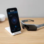 عینک دودی UV400 هوشمند بلوتوثی پرودو Porodo Lifestyle Dynamiq Smart Sunglasses PDLFSTK08 - Image 4
