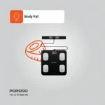 ترازو هوشمند همراه با دسته پرودو Porodo Lifestyle Precise Analysis Smart Scale - Image 8
