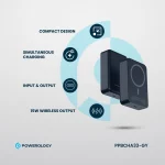 پاوربانک 20000 میلی آمپر مگ سیف پاورولوژی Powerology 20000mAh 20W PD & 15W MagSafe PPBCHA33 - Image 6