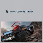 جامپ استارتر و پمپ باد 8800 میلی آمپر پاورولوژی Powerology 8800mAh Jump Start Air Compressor PPBCHA47-TP - تصویر 4
