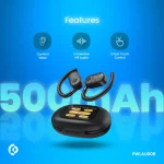 هندزفری بلوتوث القایی پاورولوژی Powerology Open Ear Wireless Stereo Earbuds PWLAU008 - Image 6