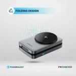 شارژر وایرلس 3 در 1 پاوررولوژی Powerology Qi2 Fast Charging Multi-Device Hub PWCUQC033 - Image 7