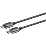 کابل USB-C به USB-C پاورولوژی 240 وات 1 متری مدل ZINCO SERIES