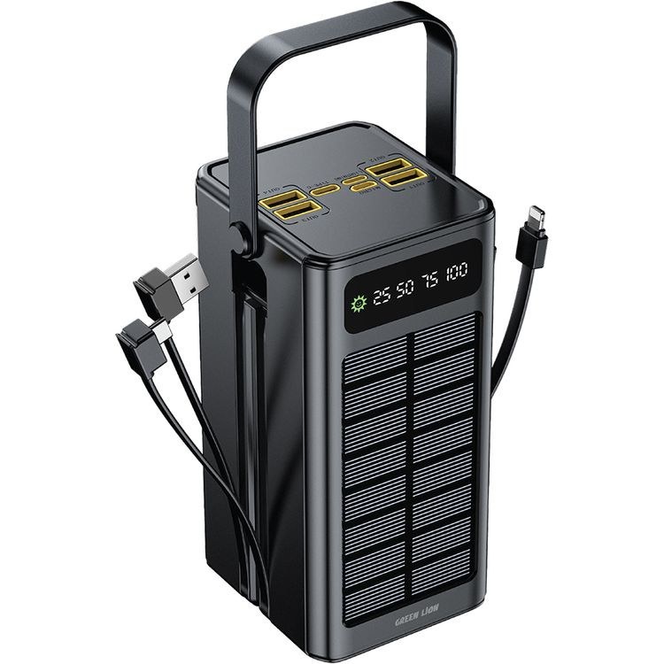 VUVxSwIFxXBsnf2G پاور بانک خورشیدی گرین لاین سولار ایکس 60000 مدل GLPX50 - Image 1