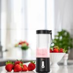 مخلوط کن و شیکر شیشه ای پرودو مدل با ظرفیت 450 میلی لیتر مدل POWERFUL PORTABLE GO-BLENDER LFS017 - Image 6