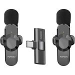 میکروفن یقه ای بیسیم 2عددی پرودو مدل porodo audix pro type c &amp lightning - Image 3
