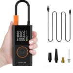 پمپ باد گرین لاین همراه با چراغ قوه مدلGreen Lion Inflator Portable Air Compressor مدل GTI-01 - Image 5