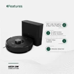 جاروبرقی رباتیک هوشمند 4000Pa گرین لاین مدل Vacuum Pro GNRBVACP50BK - Image 5