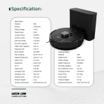 جاروبرقی رباتیک هوشمند 4000Pa گرین لاین مدل Vacuum Pro GNRBVACP50BK - Image 8