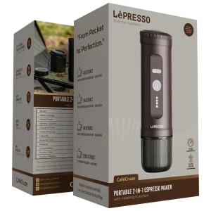 اسپرسوساز شارژی و مسافرتی لپرسو مدل 2in1 – مناسب پودر و کپسول LPCFFPCM0095 - تصویر 2