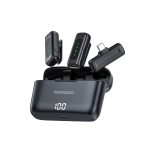 میکروفون بی سیم یقه ای پرودو دارای ۲ فرستنده مدل Porodo Lavalier Microphone PD-LDMCLA - Image 2