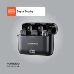 میکروفون بی سیم یقه ای پرودو دارای ۲ فرستنده مدل Porodo Lavalier Microphone PD-LDMCLA - Image 3