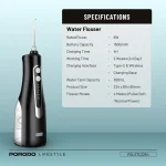 ست مسواک برقی و واترجت پرودو Porodo Ultimate Oral Care Duo Electric Toothbrush & Water Flosser Combo PDLSTC2254 - Image 8