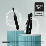 ست مسواک برقی و واترجت پرودو Porodo Ultimate Oral Care Duo Electric Toothbrush & Water Flosser Combo PDLSTC2254 - Image 7