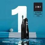 ست مسواک برقی و واترجت پرودو Porodo Ultimate Oral Care Duo Electric Toothbrush & Water Flosser Combo PDLSTC2254 - Image 6