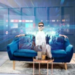 عینک هوشمند پاورولوژی Powerology 2/3D Ultra AR Movie Glass 1080P 120 - Image 8