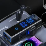 اینورتر فندکی خودرو 300 واتی پاورولوژی با صفحه نمایش و کابل جمع شونده مدل PWCPI300W - Image 3