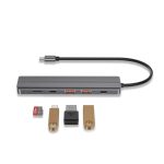 هاب تایپ سی 6 پورت پاورولوژی Powerology 6in1 USB-C Hub P61HBCGY - تصویر 6