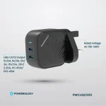 شارژر دیواری 45 وات پاورولوژی مدل PWCUQC036 - Image 8
