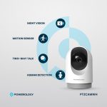 دوربین مداربسته پاورولوژی مدل PTZCAMWH کیفیت ۳ مگاپیکسل با دید در شب - Image 5