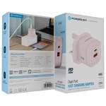 شارژر دو پورت 35 وات پاورولوژی مدل LUNEX SERIES PWFC554B - Image 5