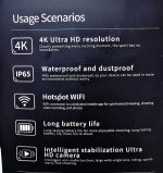 دوربین اکشن 4K ورزشی ضد آب مدل Action Camera