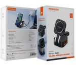 استند شارژ وایرلس مگ سیف تاشو سه کاره پرودو Porodo Pocket Sized PD-FWC061 - Image 2