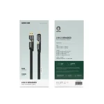 کابل 2 in 2 Braided Cable چهارسر گرین لاین مدل GN2IN2BRCBK - Image 3