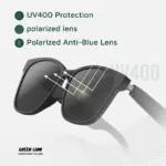 عینک هوشمند گرین‌لاین Green Lion Barcelona Smart Glasses با کنترل لمسی و لنز UV400 - Image 10