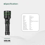 چراغ قوه گرین لاین مدل GNHR3000LMBK ظرفیت ۳۰۰۰ لومن - Image 8
