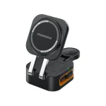 استند شارژ وایرلس مگ سیف تاشو سه کاره پرودو Porodo Pocket Sized PD-FWC061