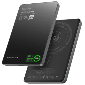 پاوربانک 5000 مگ سیف 20 وات پاورولوژی Powerology MagVolt 5000mAh Magnetic Power Bank PPBCHA62