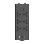 چندراهی برق Powerology 6AC 2500W مدل PWCUQC034