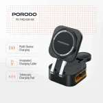 استند شارژ وایرلس مگ سیف تاشو سه کاره پرودو Porodo Pocket Sized PD-FWC061 - Image 4