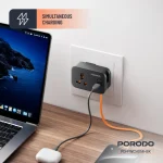 چندراهی یونیورسال پرودو مدل Porodo wall socket FWC056 - Image 10