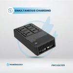 چند راهی برق پاورولوژی مدل PWCUQC029 2500w 4 AC Power Strip with Built-In Retractable Cables - Image 11