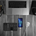 چند راهی برق پاورولوژی مدل PWCUQC029 2500w 4 AC Power Strip with Built-In Retractable Cables - Image 15
