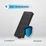چندراهی برق Powerology 6AC 2500W مدل PWCUQC034 - تصویر 5