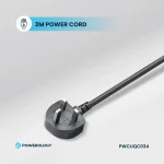 چندراهی برق Powerology 6AC 2500W مدل PWCUQC034