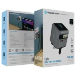 شارژر دیواری 70 وات پاورولوژی با کابل جمع شونده مدل PWCUQC051 - تصویر 4