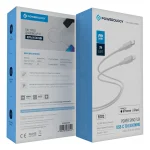 کابل USB-C به لایتنینگ پاورولوژی مدل PCAB013WH Power Sync Flex طول ۲ متر با پشتیبانی از PD 60W دارای تاییدیه MFI اپل - Image 2